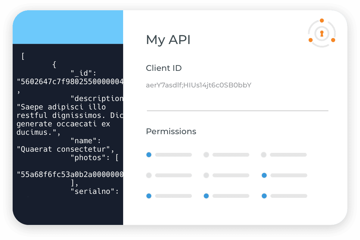 fusionauth api dashboard mockup