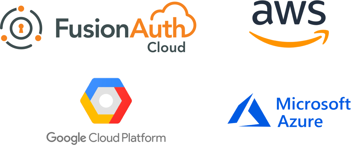 flexible hosting fusionauth cloud aws google cloud microsoft azure