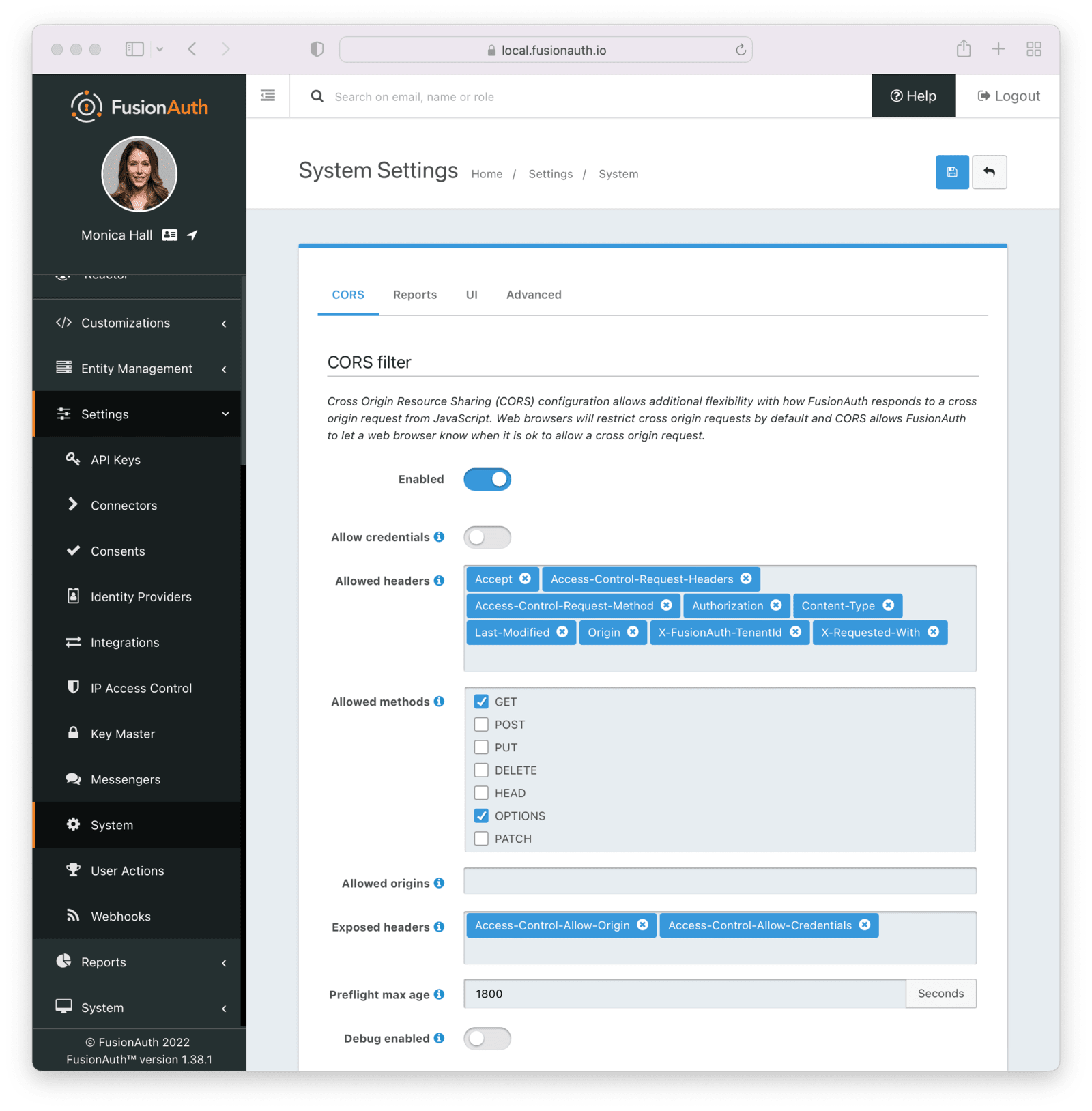 CORS Configuration