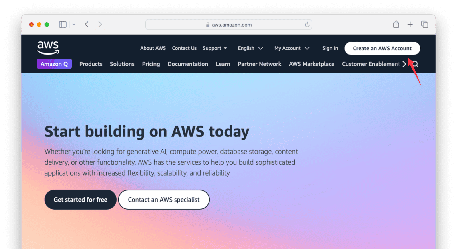 Create an AWS Account