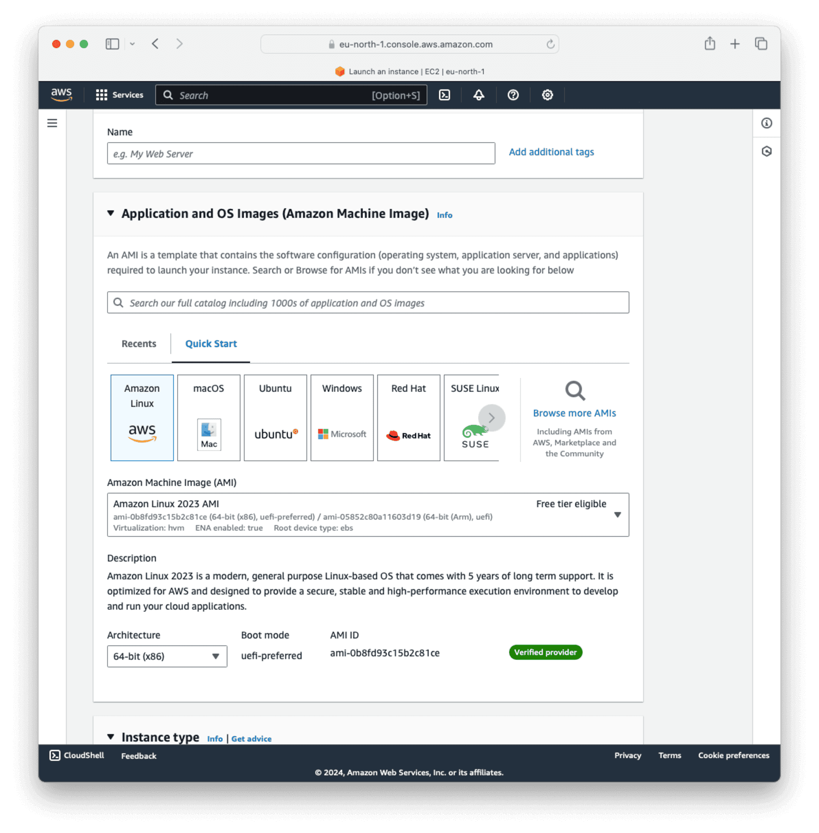 Create EC2 Instance-1