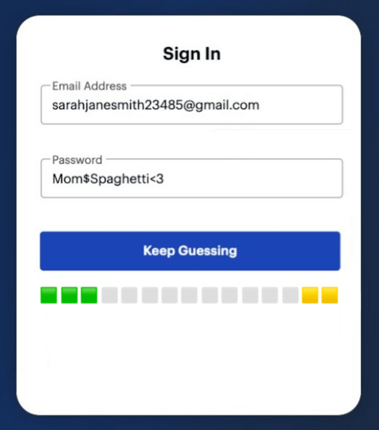 Login example