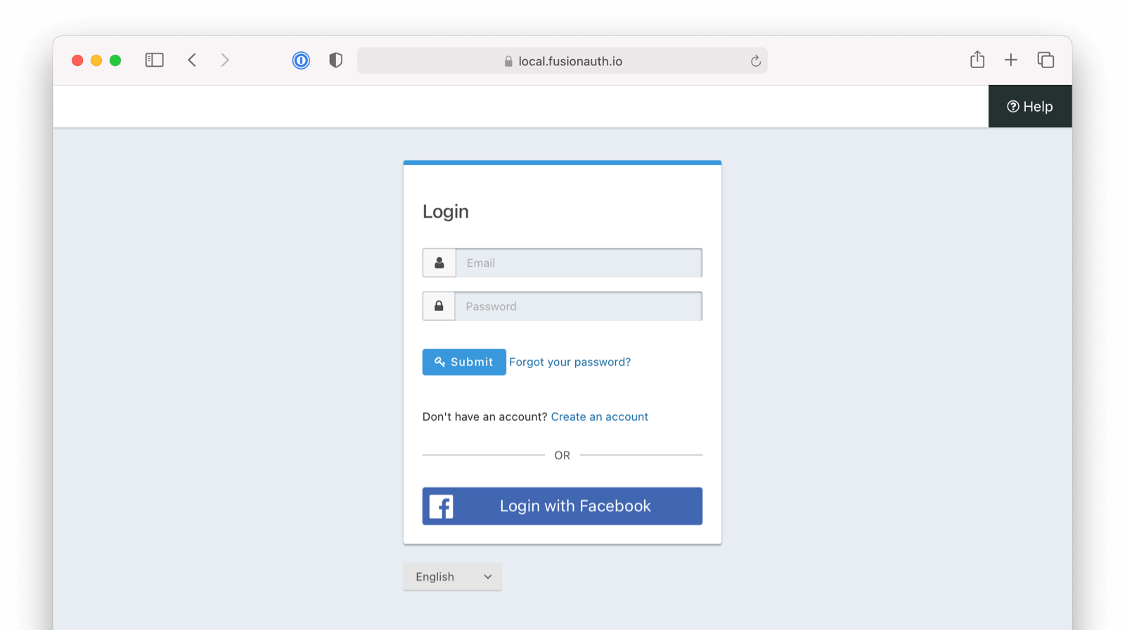 Facebook Login