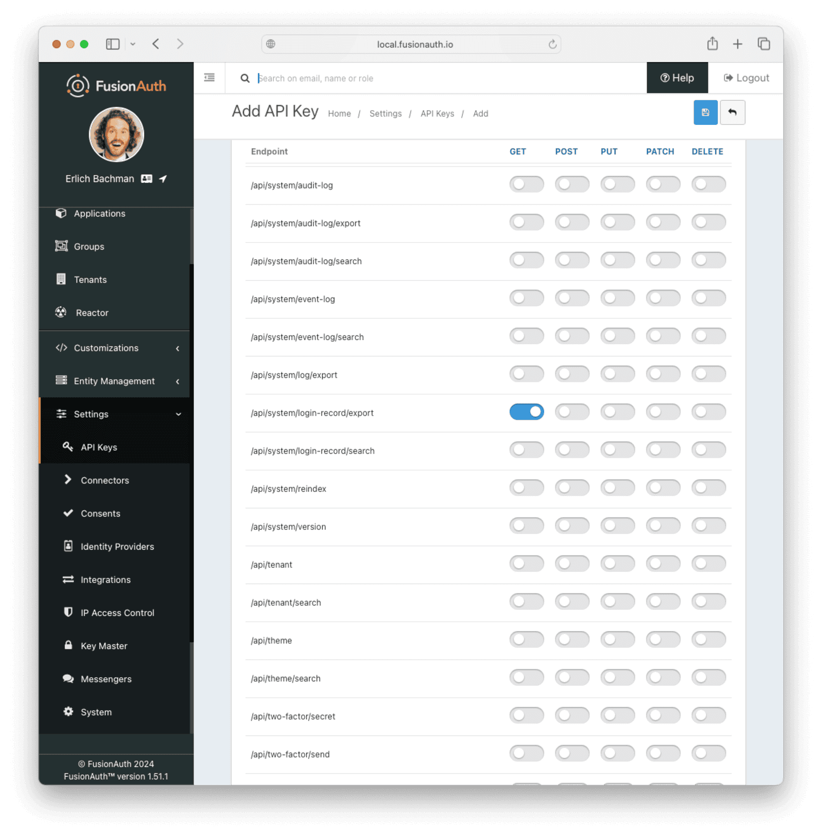 Add Access To Login Export For FusionAauth