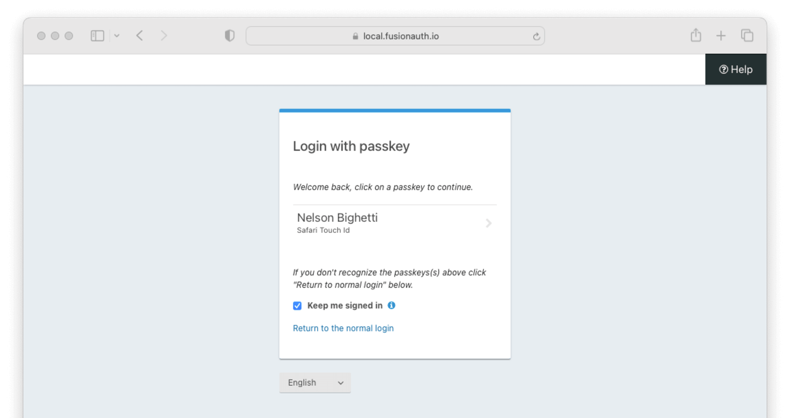 Re-authentication Login