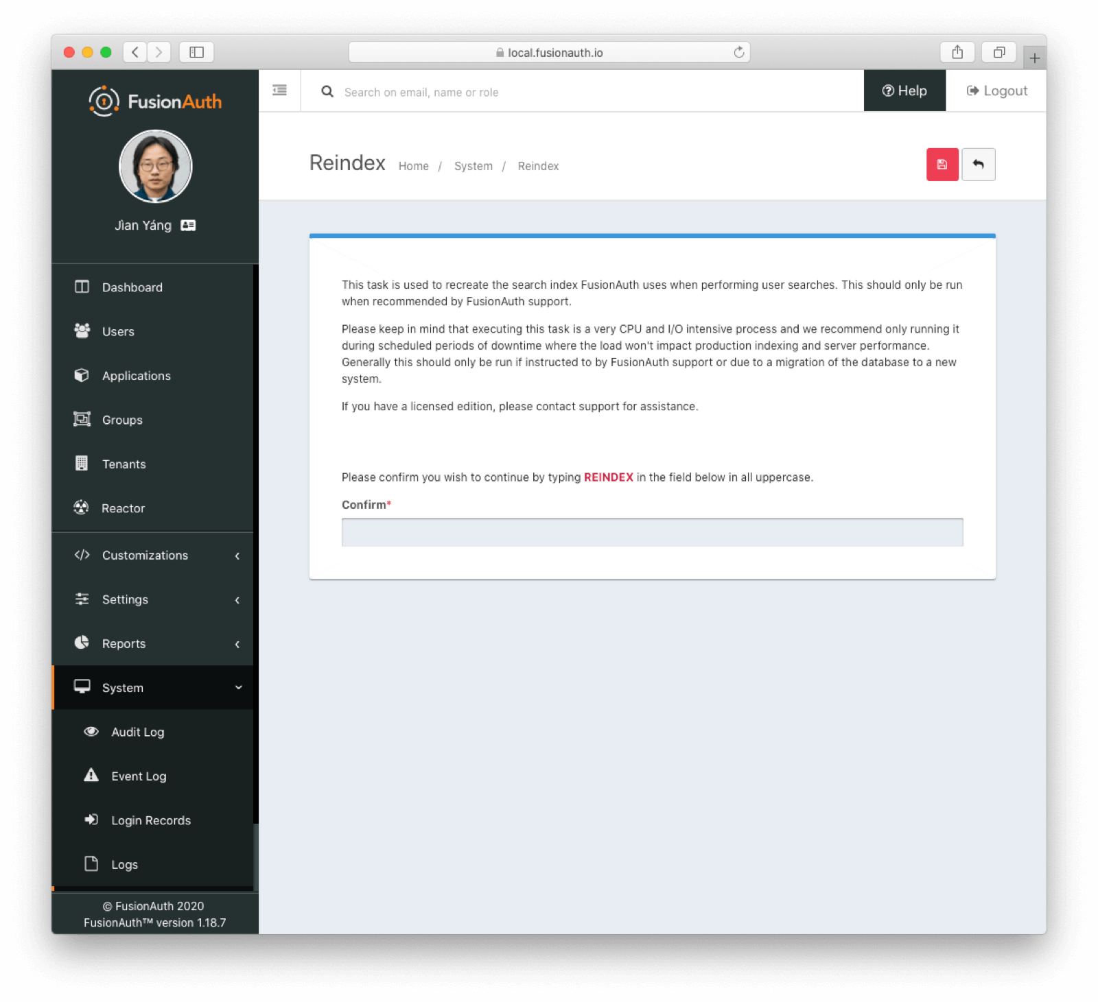 Reindexing the Elasticsearch database